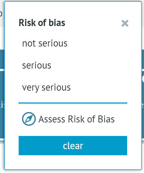 risk of bias cell