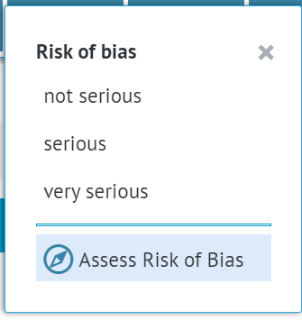 risk of bias cell