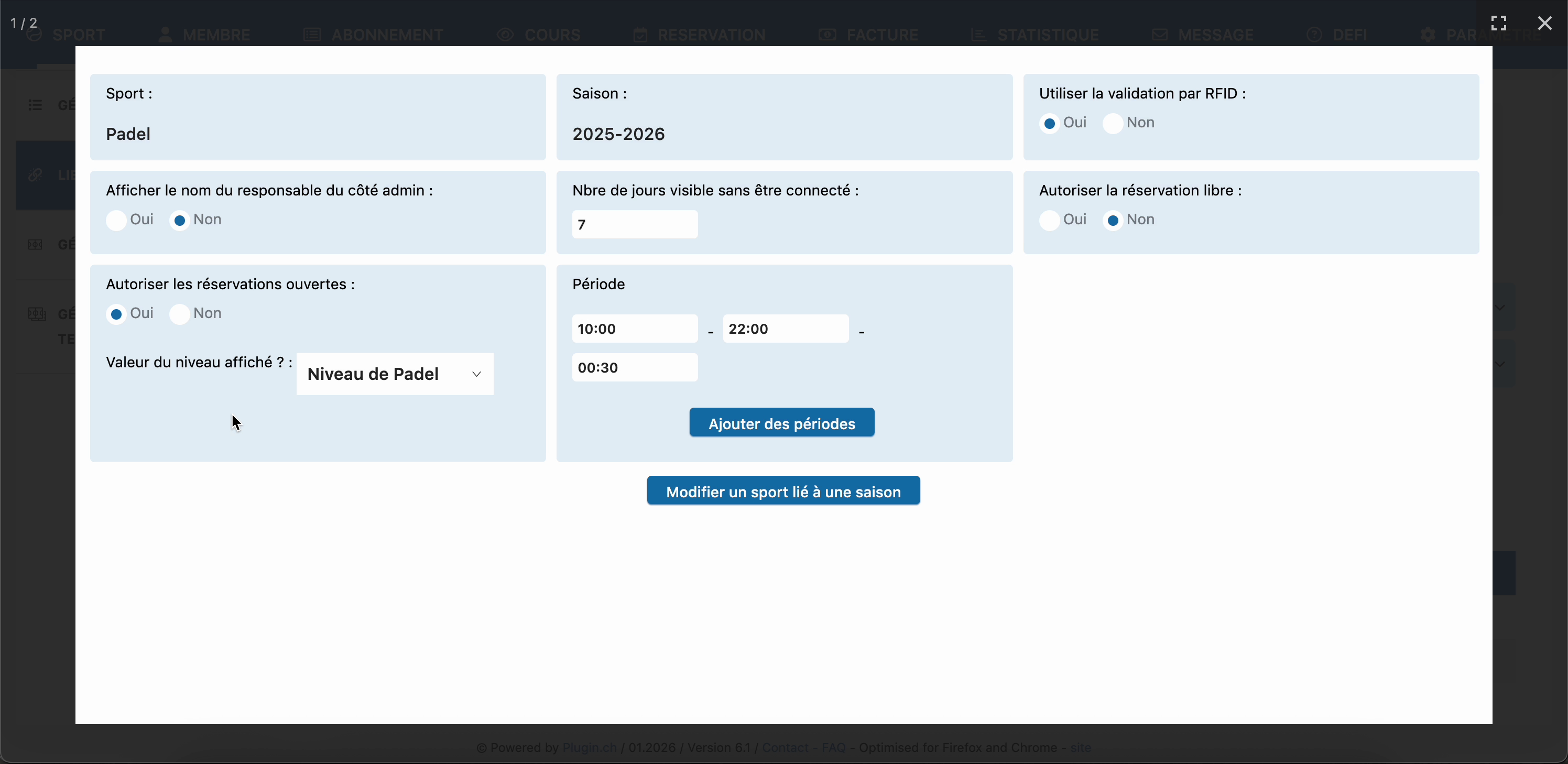 2. Configuration Admin (Partie 2) : Activer l'option