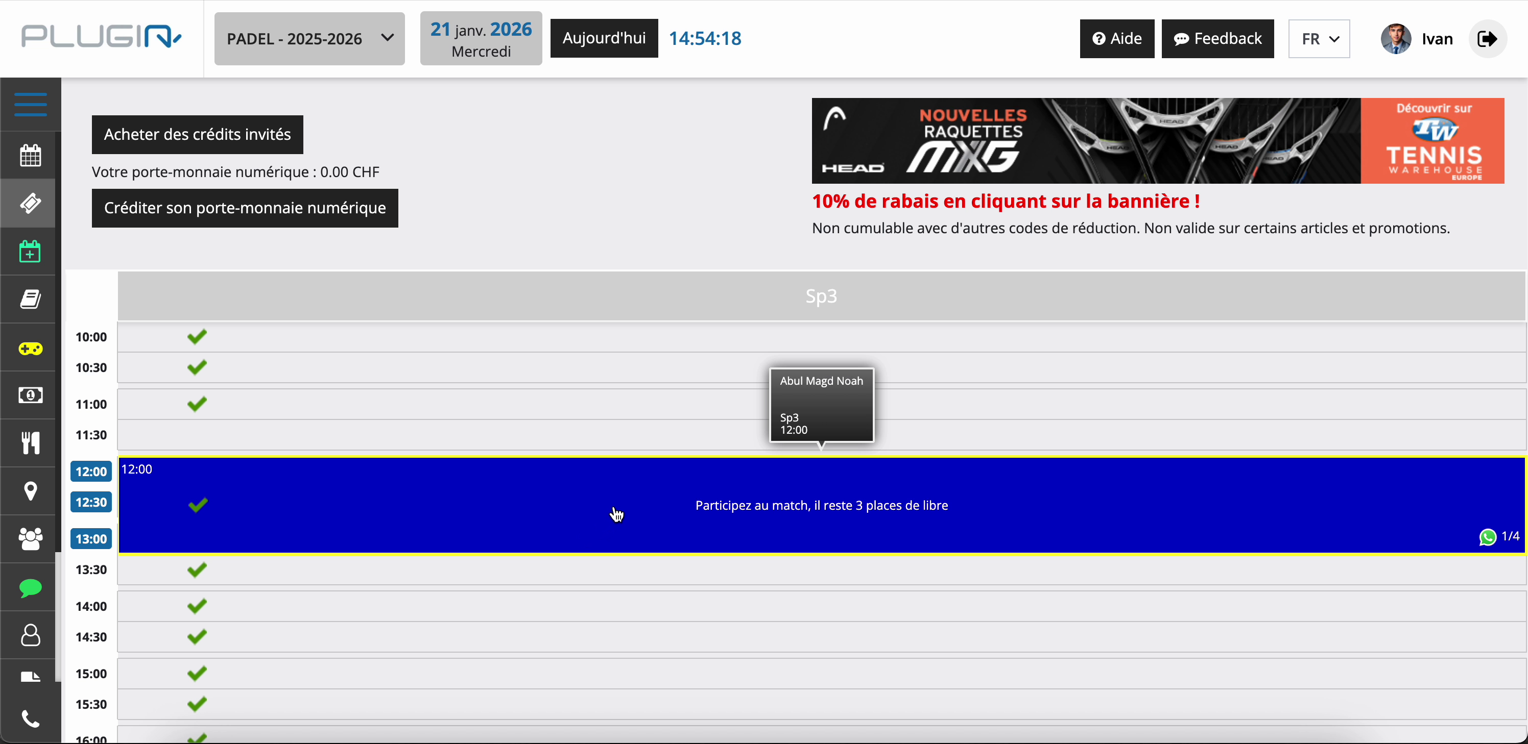 6. Rejoindre un Match Ouvert (Deuxième joueur)