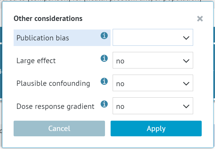 exemplary cell with multiple options or dropdowns with one option highlighted in blue
