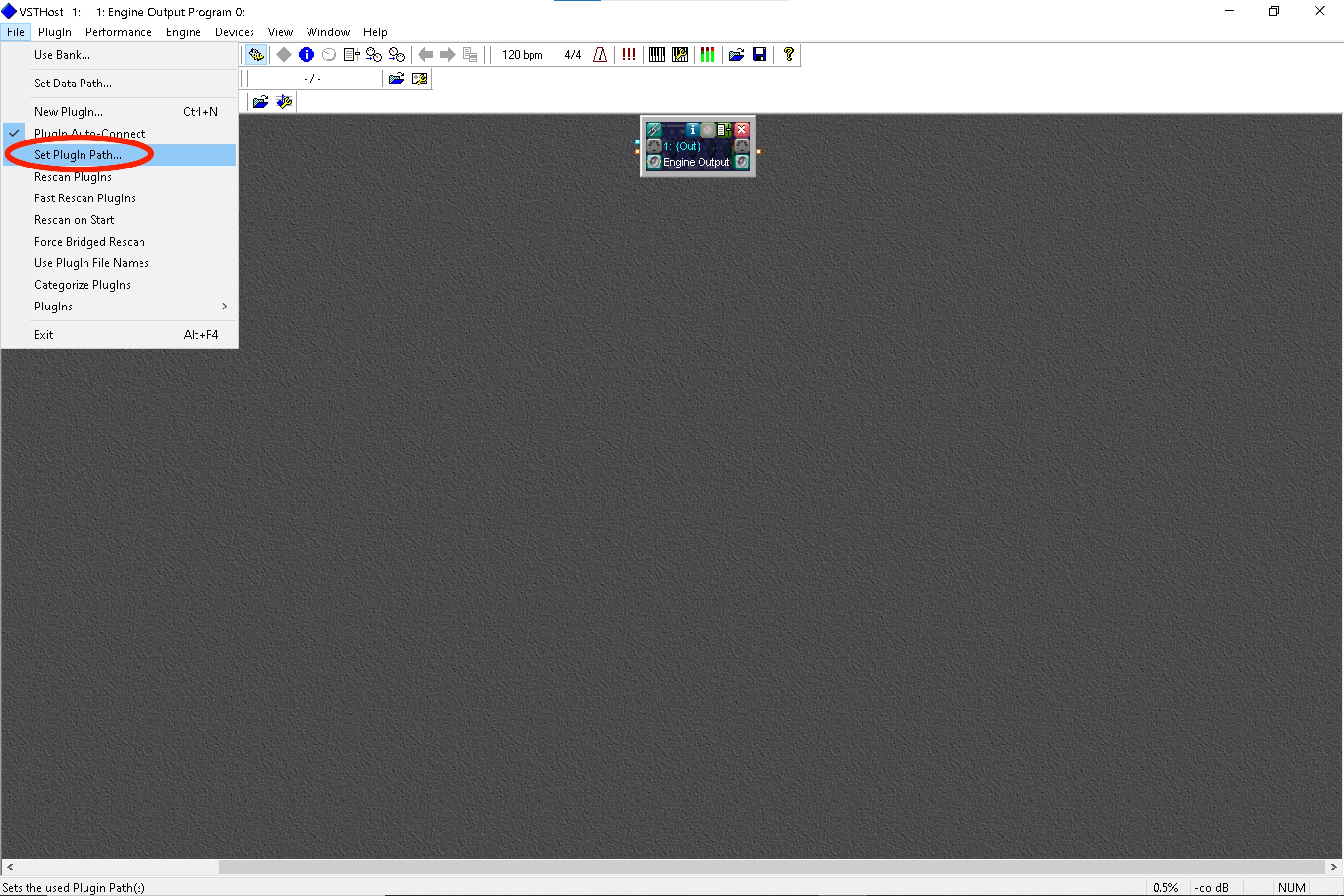 Select Set Plugin Path