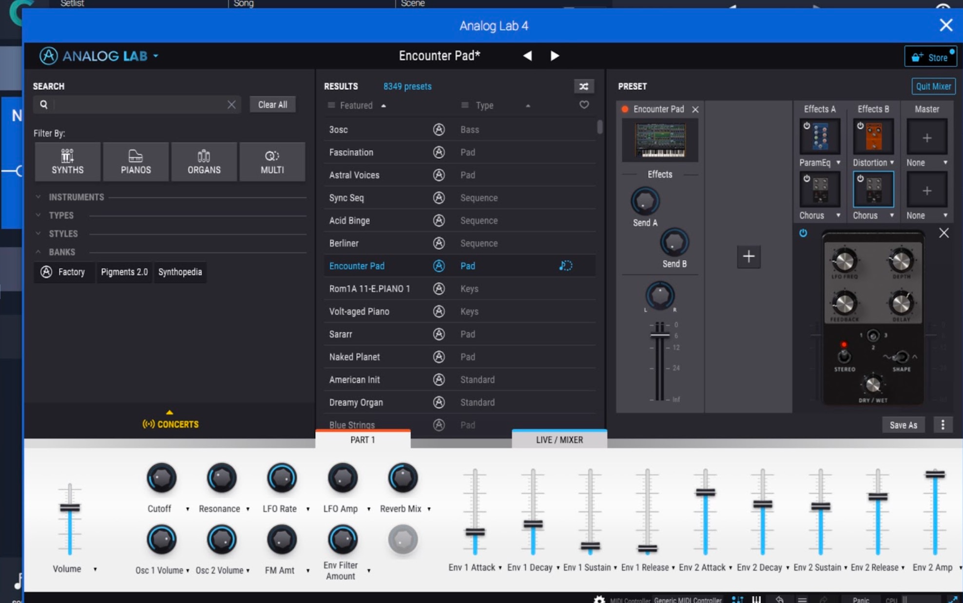 Using Arturia device with Camelot