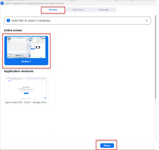 Screenshot: Select entire screen