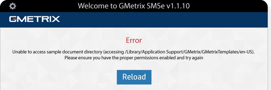 Unable to access sample document directory Error