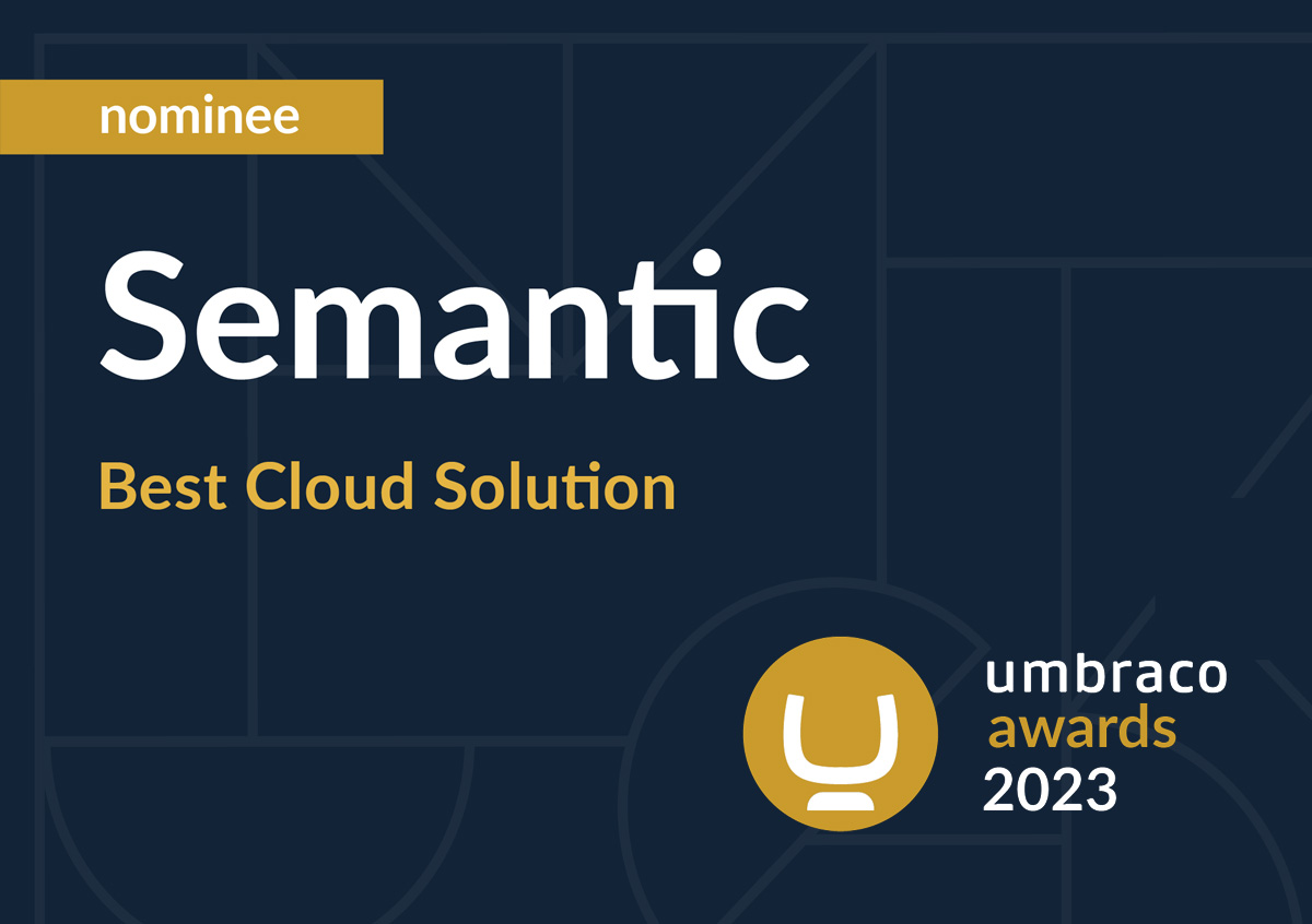 Umbraco Awards Best Cloud Solution nomination