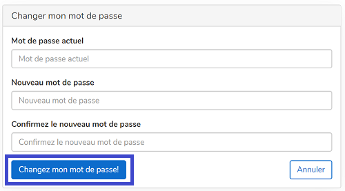 confirmer nouveau mot de passe mycodabox
