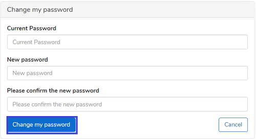 Confirm new CodaBox password