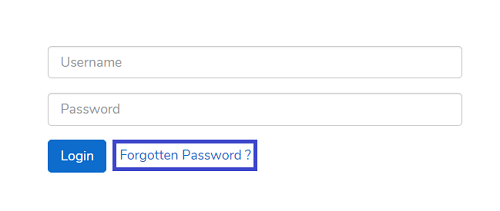 Reset CodaBox password