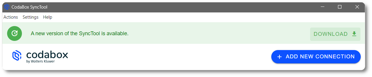New version update for the SyncTool