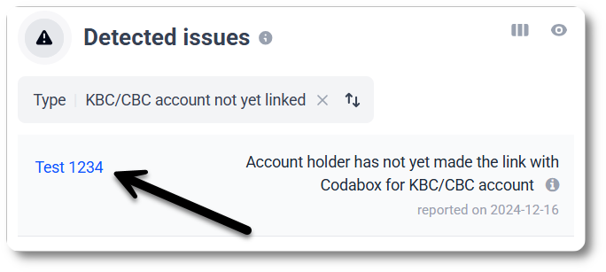 Dashboard KBC link