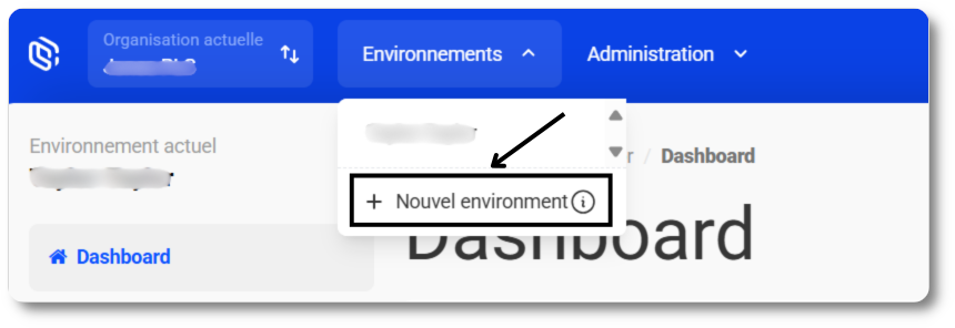 Ajouter un nouvel environnement