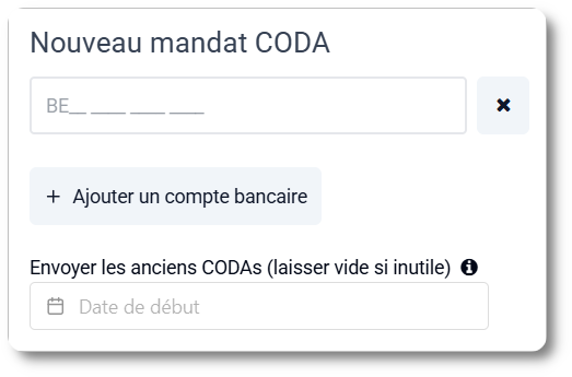 Transférer ou demander le service CODA