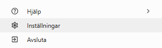 Inställningar i webbläsare