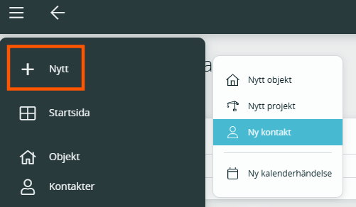Lägg till ny kontakt