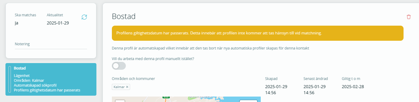sökprofil