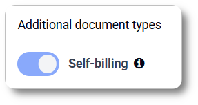 VOILA: self-billing toggle