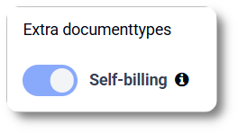 VOILA: self-billing schakelaar