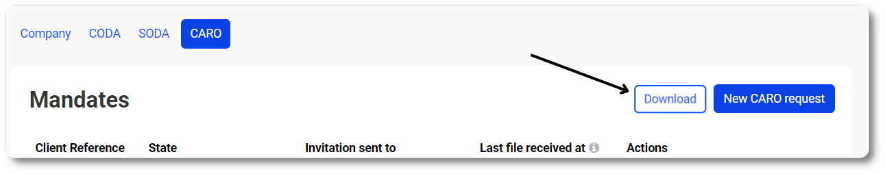 Download CARO files from MyCodaBox
