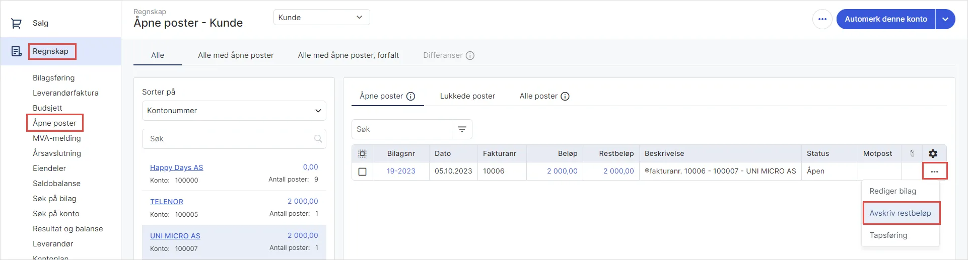 cs. Avskriv restbeløp åpne poster 1 um.png