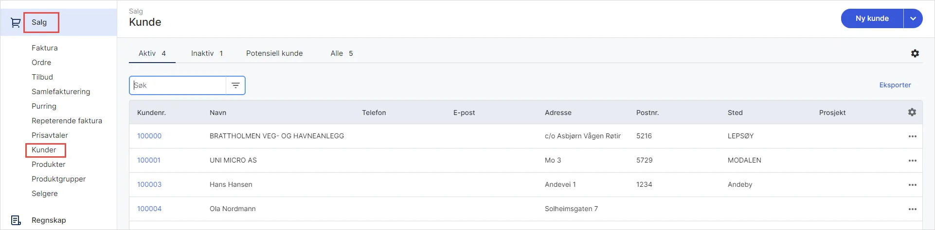 cs. Koble faktura, ordre eller tilbud mot dimensjon 4 um.png