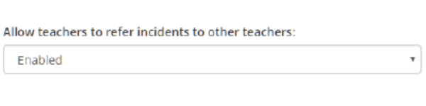 Class Charts allow teachers to refer incidents