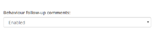 Class Charts behaviour follow up comments