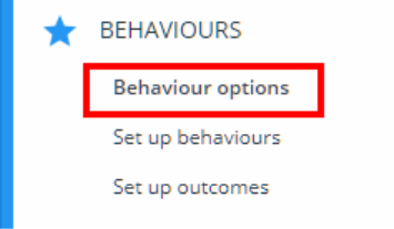 Class Charts behaviour options