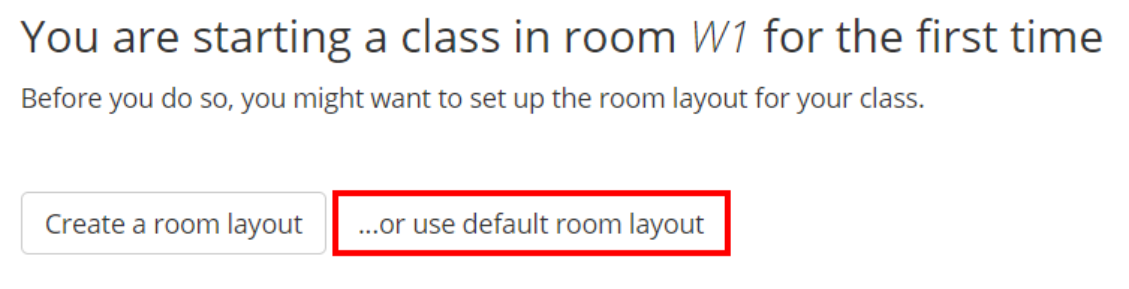 Class Charts use default layout