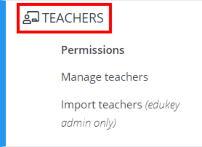 Class Charts teacher school settings option