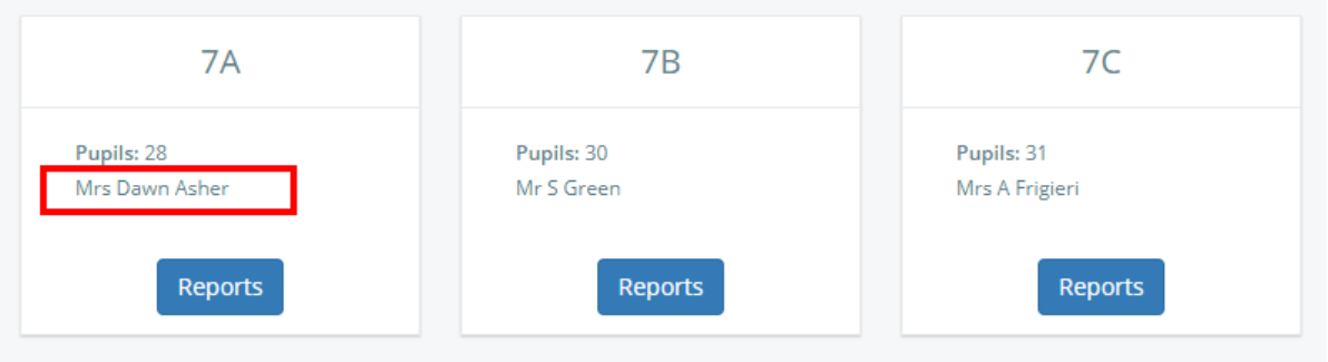 Class Charts new tutor