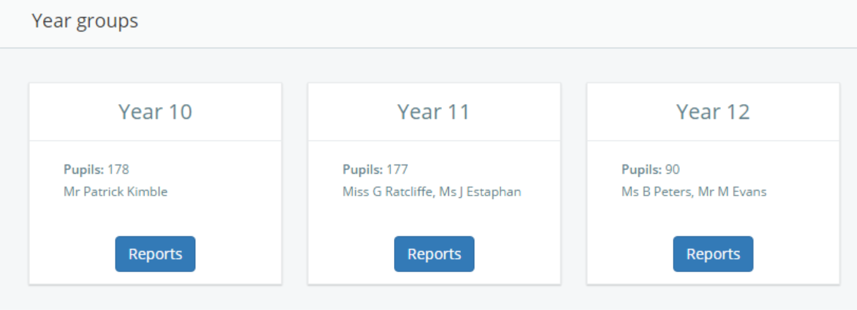 Class Charts year groups assigned