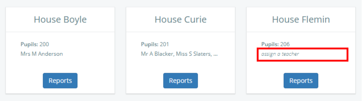 Class Charts house assign button