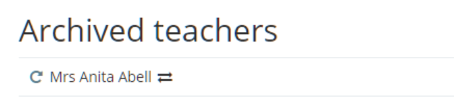 Class Charts archived teacher example