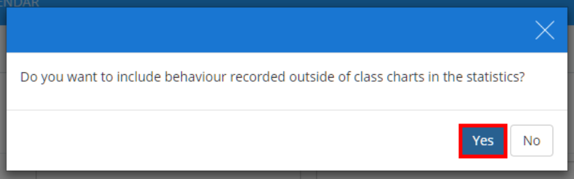 Class Charts teacher stats popup