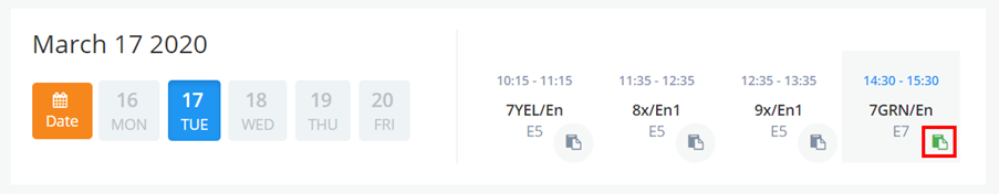 Provision Map timetable note added icon
