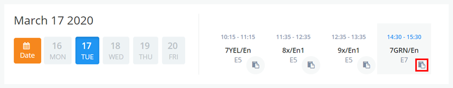 Class Charts timetable note icon