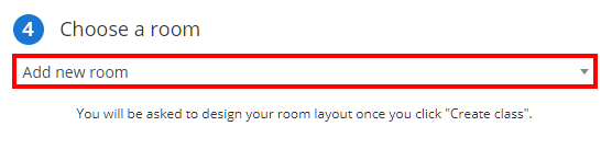 Class Charts class choose room