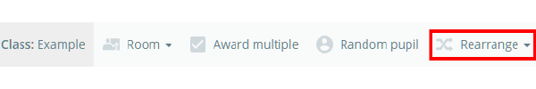 Class Charts class example rearrange tab