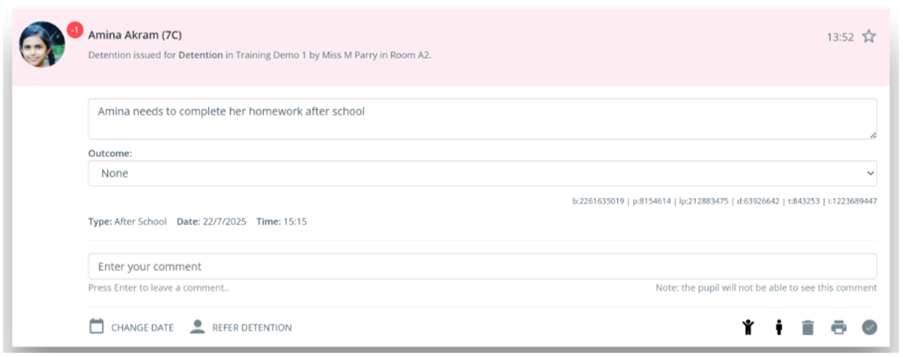 Class Charts expanded detention