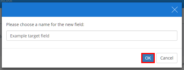 Class Charts add target field