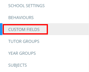 Class Charts custom fields button