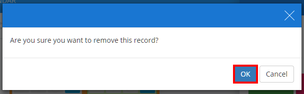 Class Charts delete behaviour popup