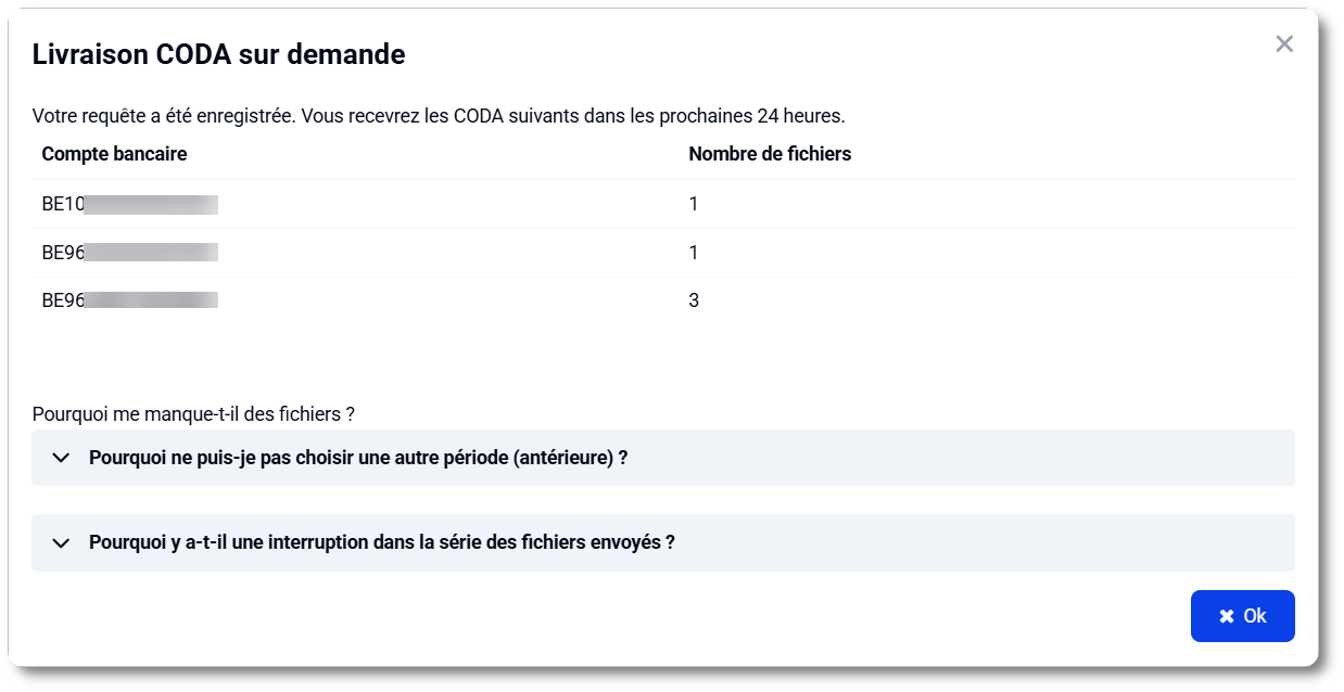 Aperçu des fichiers à livrer
