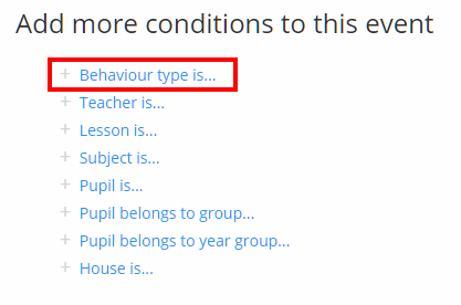 Class Charts select condition