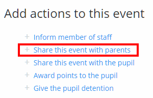Class Charts add action example