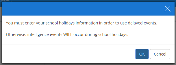 Class Charts holiday warning