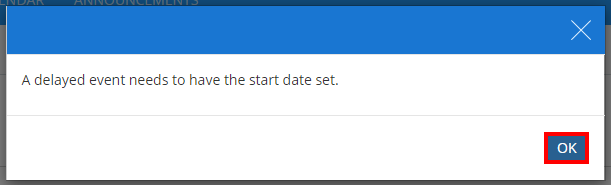 Class Charts delayed event popup start date reminder