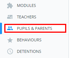 Class Charts pupils and parents tab