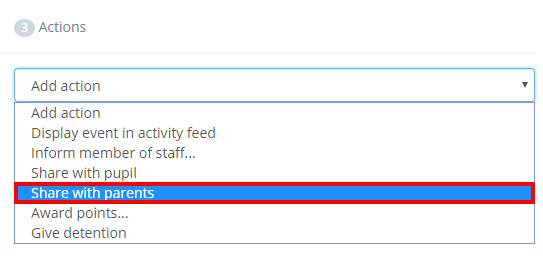 Class Charts share with parents